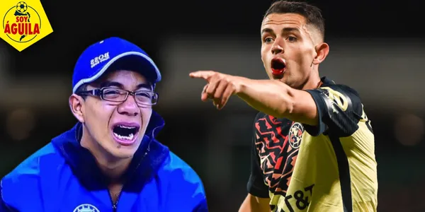 Aficiondo de Cruz Azul y Álvaro Fidalgo (Fuente: MEXSPORT)