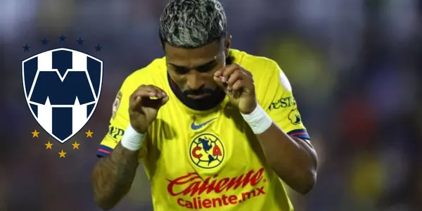 Aguirre con escudo de Rayados/FOTO: ADN 40