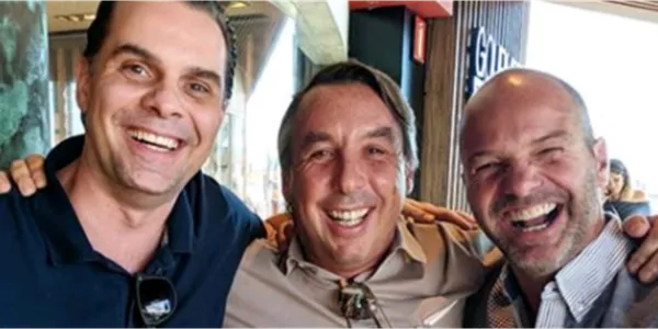 Christian Martinoli, Emilio Azcárraga y Luis García (Fuente: MEXSPORT)