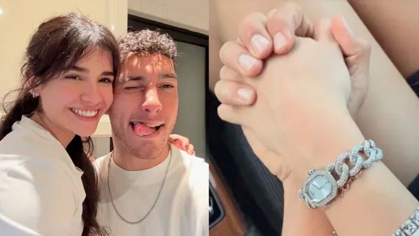 Alana y Sebastián Cáceres - Foto: Captura de pantalla