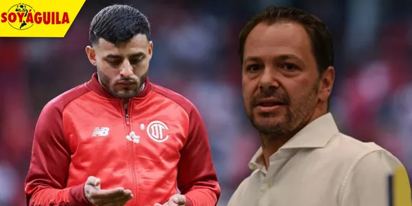 Alexis Vega en Toluca y Santiago Baños (Fuente: MEXSPORT)