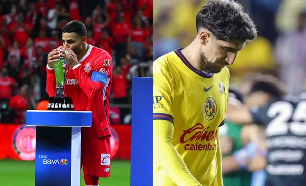 Alexis Vega festeja título, a la derecha, Valdés sale molesto (Fuente: Mexsports)