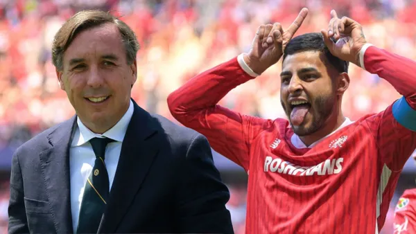 Alexis Vega y Emilio Azcárraga (Foto tomada de: MexSport)