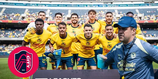 Alineación del América contra Aston Villa (foto: Club América)