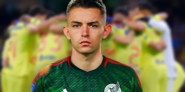 Álvaro Fidalgo con la playera de la Selección Mexicana (Fuente: GROK)