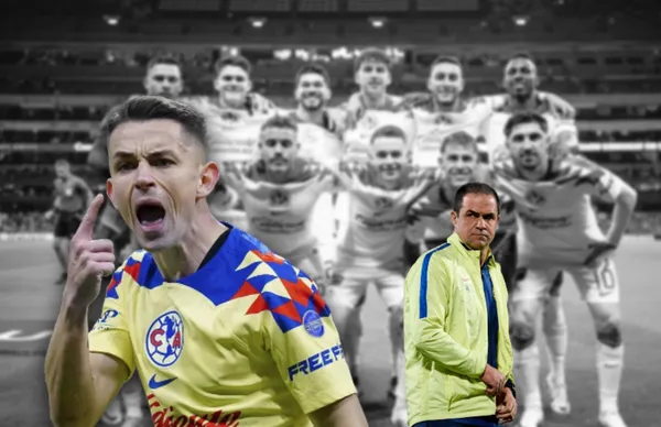 Álvaro Fidalgo gritando y André Jardine/ Foto América.