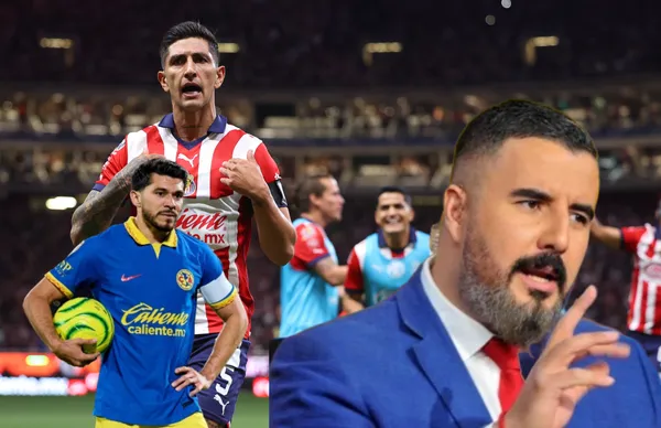 Álvaro Morales, Henry Martín y Víctor Guzmán/ Foto Chivas.