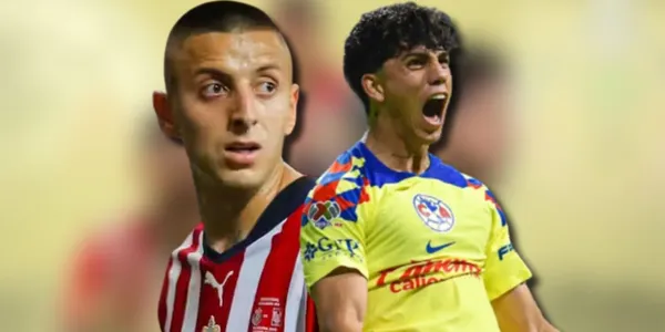 Ambos futbolistas mostraron caras muy distintas para encarar el clásico.