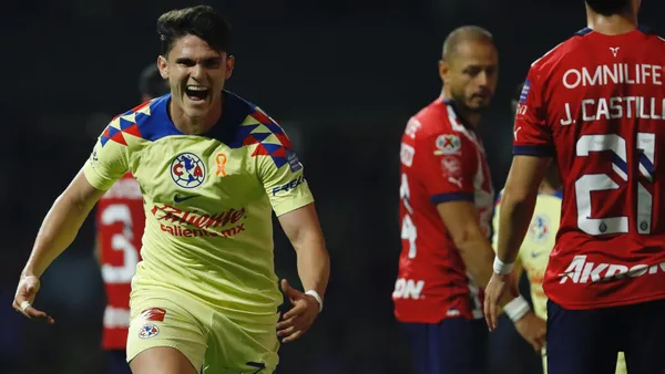 América celebra ante Chivas - Foto: EFE