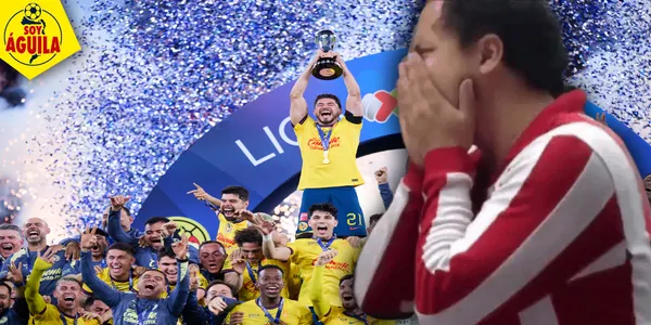 América festeja el Tricampeonato (Fuente: MEXSPORT)