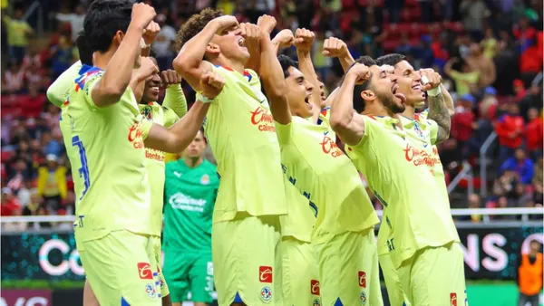 América festejando como Henry Martín