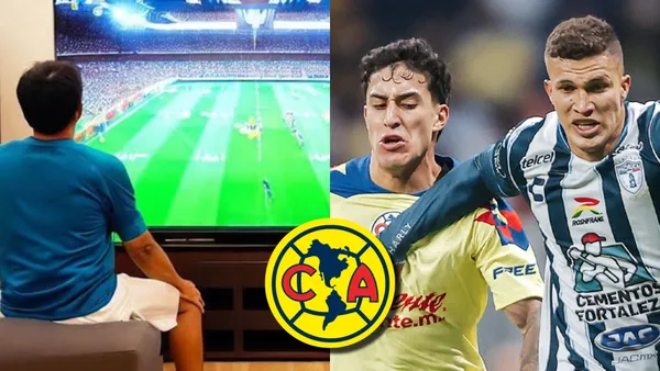 América vs Pachuca en el Estadio Azteca.