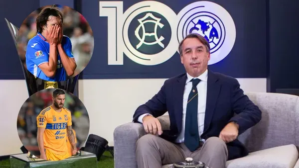 André Gignac y Emilio Azcarraga (Foto tomada de: América/MexSport)