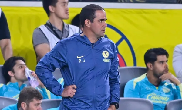 André Jardine en el banquillo del América (Fuente: Mexsports)