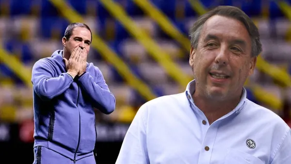 André Jardine y Emilio Azcárraga (Foto tomada de: MexSport)