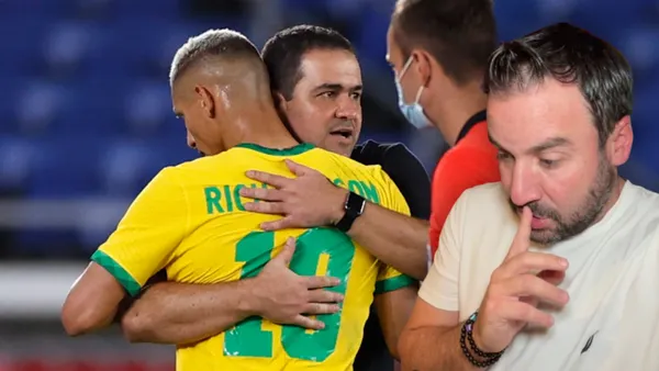 André Jardine y Fernando Cevallos (Foto: Infobae)