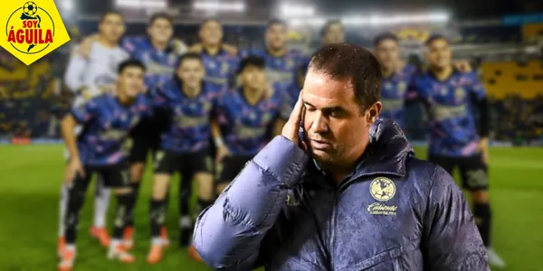 André Jardine y jugadores del América (Fuente: MEXSPORT)