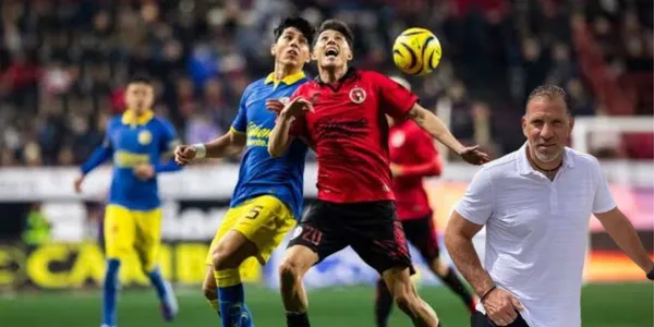 Aspe y jugadores de América y Tijuana/FOTO: Anews Mx