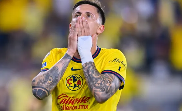 Brian Rodriguez con la playera del América (Fuente: Mexsports)