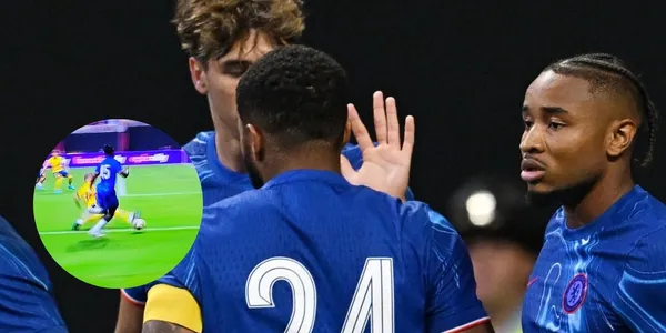 Chelsea festeja el gol ante América (fuente: Chelsea Fotos)