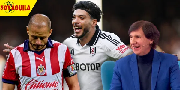 Chicharito, Raúl Jiménez y Bambino Pons (Fuente: MEXSPORT / BBC / TyC Sports)