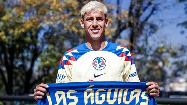 Chicote en su llegada al América - Foto: X (@ClubAmerica)