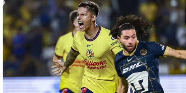 Chino Huerta con Pumas y jugadores de América/FOTO: Mexsport