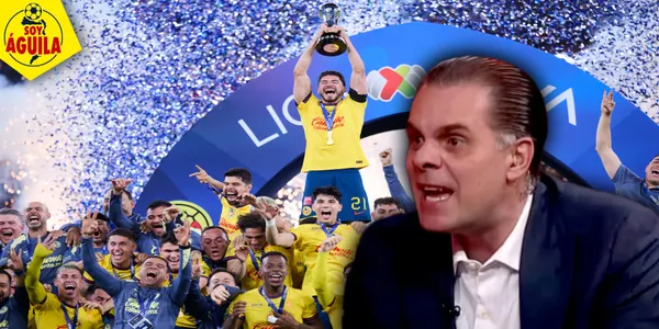 Christian Martinoli y el título del Club América (Fuente: MEXSPORT)