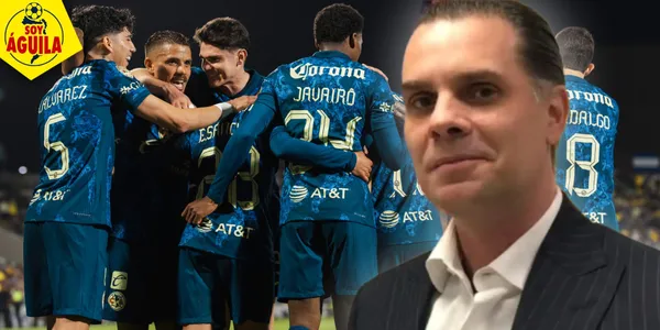 Christian Martinoli y jugadores del América (Fuente: MEXSPORT)