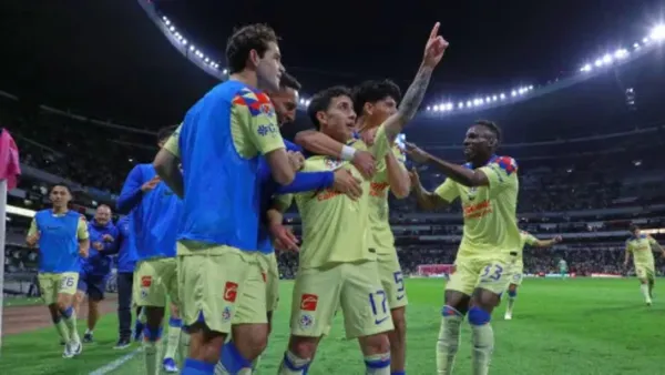 Club América campeón 2023 festejando un gol