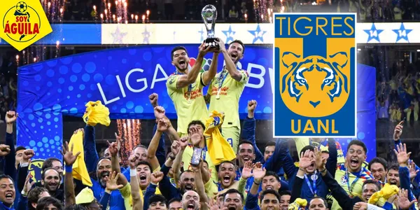 Club América levantando la Copa tras vencer a Tigres (Fuente: MEXSPORT)