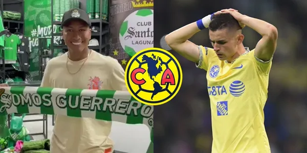 Con Aquino en Santos el América consigue nuevo centro campista