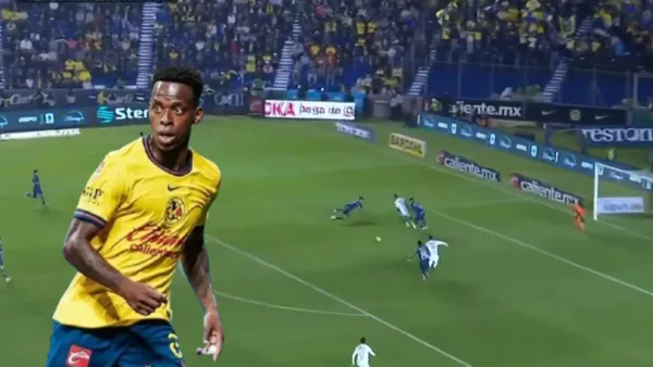 Cristian Borja, lateral del América - Foto: Captura de pantalla