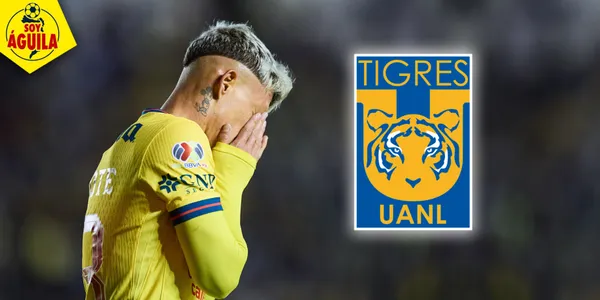 Cristian Calderón en el América (Fuente: MEXSPORT)