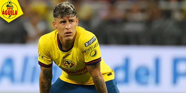 Cristian Calderón en el América (Fuente: MEXSPORT)