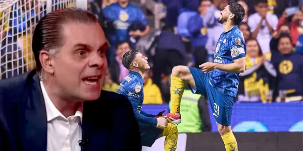 Cristian Martinoli y jugadores del América (Fuente: MEXSPORT)