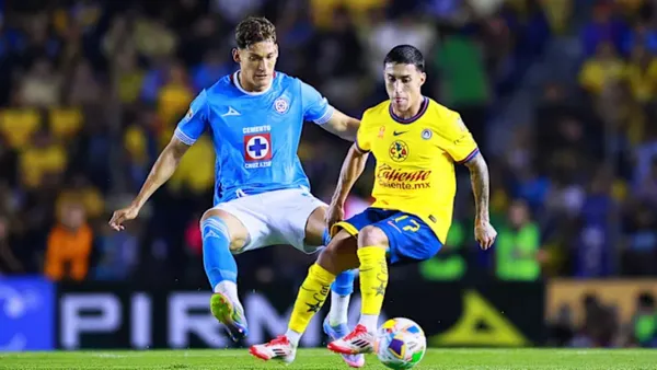 Cruz Azul vs. América por el Apertura 2025.