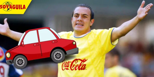 Cuauhtémoc Blanco en el América (Fuente: Milenio)