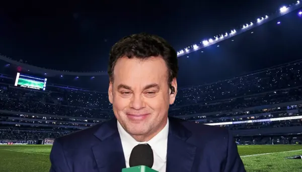 David Faitelson en el Estadio Azteca