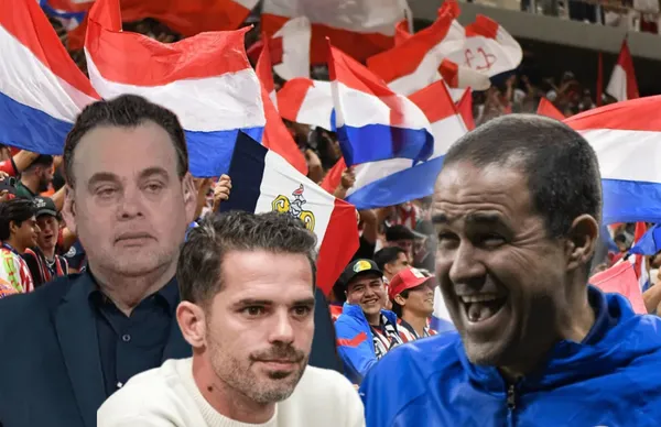 David Faitelson, Fernando Gago y André Jardine riendo/ Foto Bolavip.