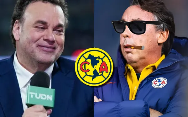 David Faitelson y Emilio Azcárraga.