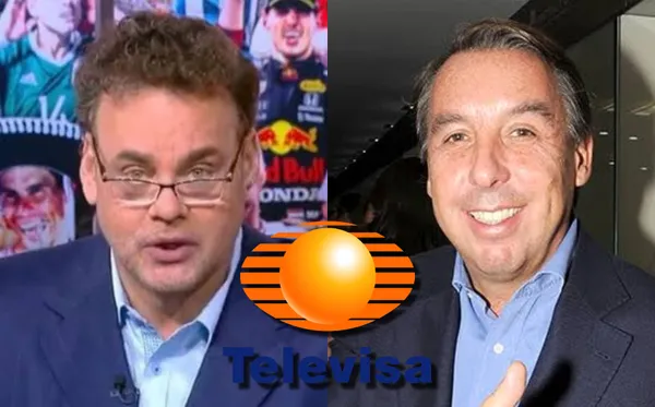 David Faitelson y Emilio Azcárraga.