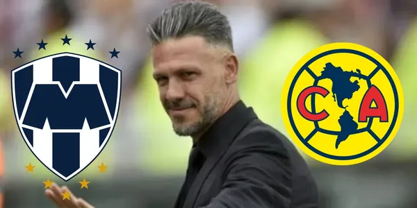 Demichelis y logo de América y Monterrey/FOTO:Record