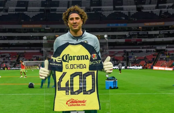 Después de ganar en contra de los Bravos, Guillermo Ochoa se convirtió en historico del Club América.