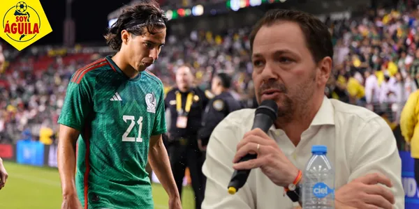 Diego Lainez y Santiago Baños (Fuente: MEXSPORT)