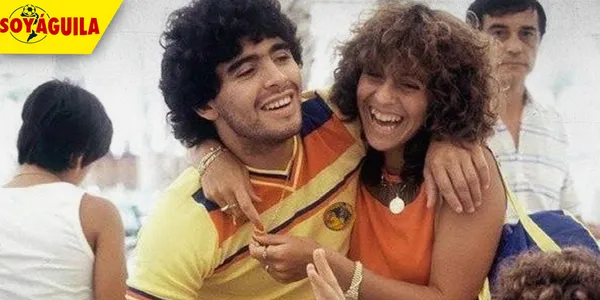 Diego Maradona en el América (Fuente: MEXPORT)