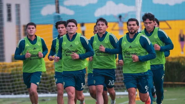 Diego Reyes, la gran joya de 18 años del Club América, se ha ganado un lugar en los entrenamientos.