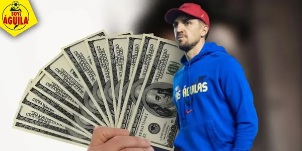 Diego Valdés en el América junto a dinero (Fuente: MEXSPORT)