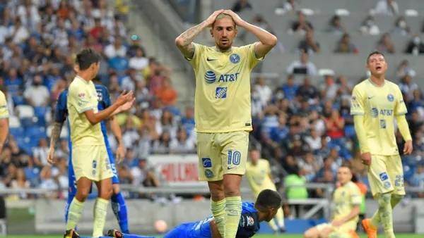 Diego Valdés es uno de los peores jugadores del América en lo que va de temporada.
