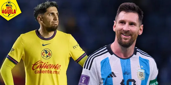 Diego Valdés y Lionel Messi (Fuente: MEXSPORT)